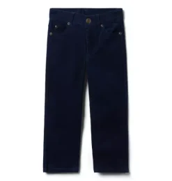 Janie and Jack Pants-The Corduroy Pant connor navy