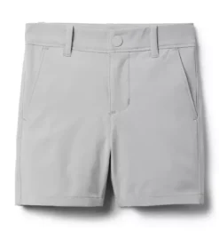 Janie and Jack Shorts-The Everywhere Quick Dry Short silver grey