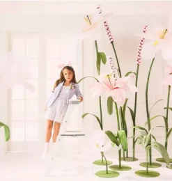 Janie and Jack Rompers & Jumpsuits-The Floral Bow Romper white floral