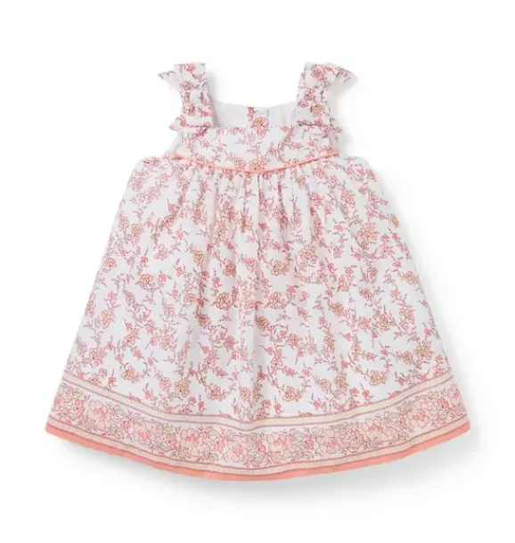 Janie and Jack Dresses-The Floral Fresco Baby Dress white floral