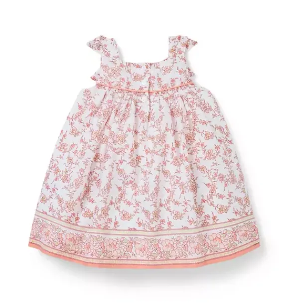 Janie and Jack Dresses-The Floral Fresco Baby Dress white floral