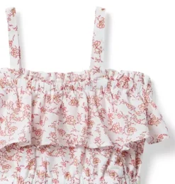 Janie and Jack Rompers & Jumpsuits-The Floral Fresco Romper white floral