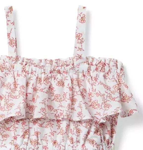 Janie and Jack Rompers & Jumpsuits-The Floral Fresco Romper white floral