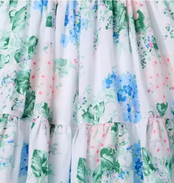 Janie and Jack Dresses-The Flower Show Dress white floral