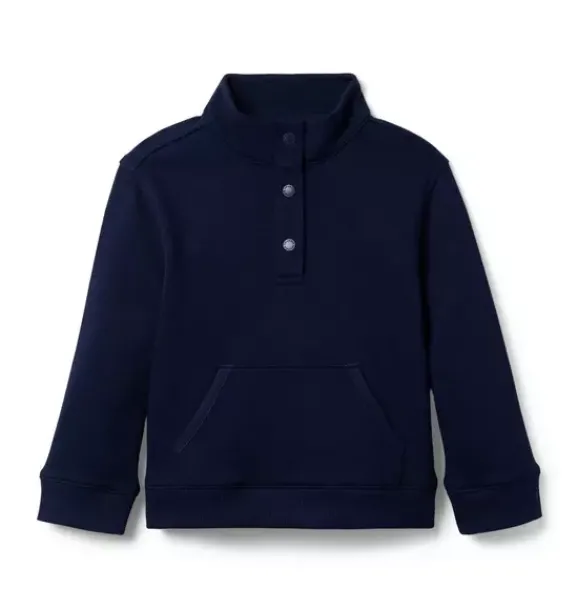 Janie and Jack Sweaters & Sweatshirts|Matching Sets-The French Terry Pocket Pullover merchant marine
