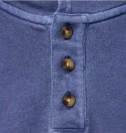 Janie and Jack Matching Sets|Sweaters & Sweatshirts-The Henley Hooded Sweatshirt rainy blue