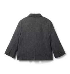 Janie and Jack Blazers & Vests|Suiting-The Herringbone Blazer grey heather herringbone