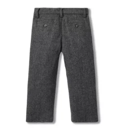 Janie and Jack Suiting|Pants-The Herringbone Pant grey heather herringbone