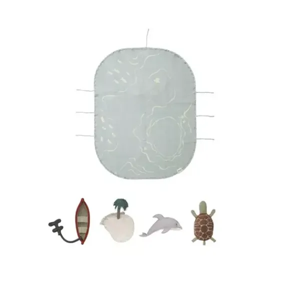 Janie and Jack Development Toys-The Island Toy Set light blue