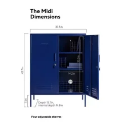 Janie and Jack Storage Furniture-The Midi in navy