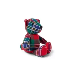 Janie and Jack Shoes & Accessories|Shoes & Accessories-The Mini Tartan Bear Plush bradbury red tartan
