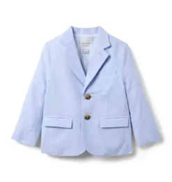 Janie and Jack Blazers & Vests|Suiting-The Oxford Blazer ocean air heather