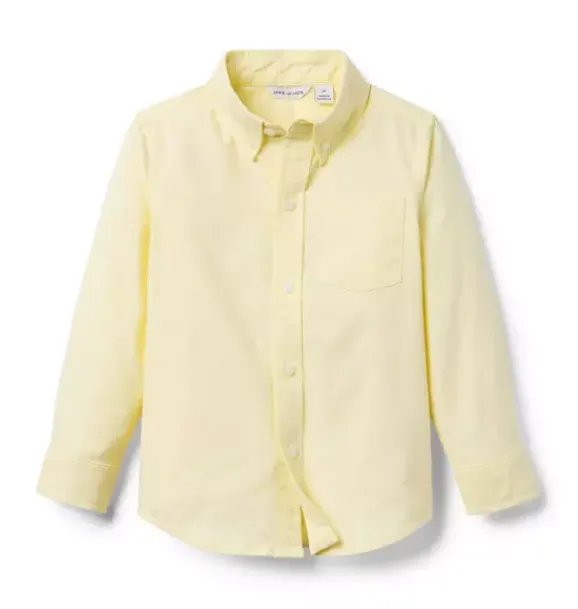 Janie and Jack Suiting|Shirts-The Oxford Shirt lemon squeeze heather