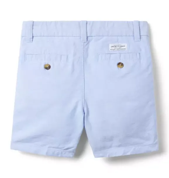 Janie and Jack Suiting|Shorts-The Oxford Short ocean air heather
