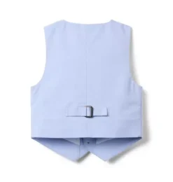 Janie and Jack Blazers & Vests|Suiting-The Oxford Vest ocean air heather