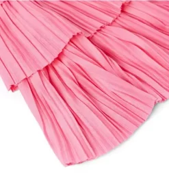 Janie and Jack Dresses-The Paradise Pleated Dress blooming pink