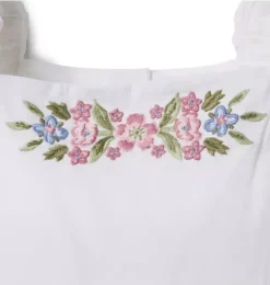 Janie and Jack Short Sleeve Tops-The Peplum Puff Sleeve Top white