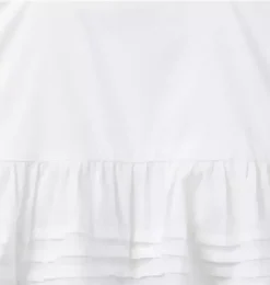 Janie and Jack Sleeveless Tops-The Pintuck Peplum Top white
