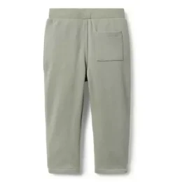 Janie and Jack Pants|Matching Sets-The Pique Jogger pine shadow