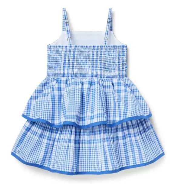Janie and Jack Dresses-The Plaid Perfect Dress surf blue plaid