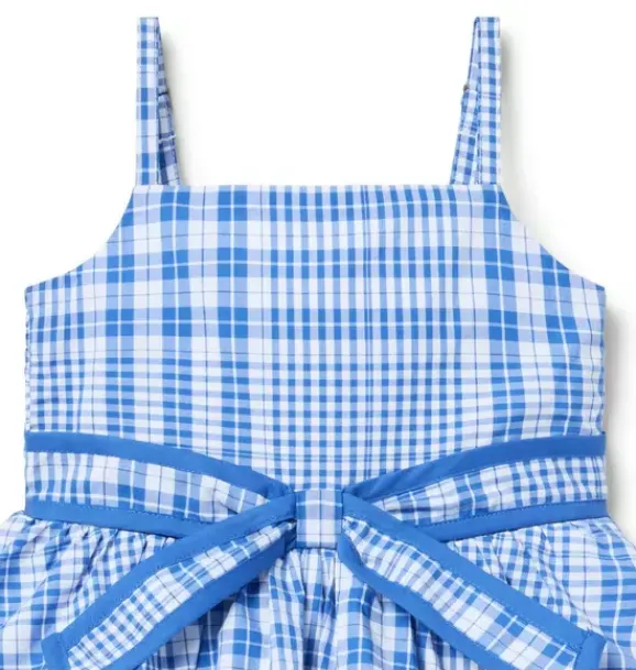 Janie and Jack Dresses-The Plaid Perfect Dress surf blue plaid