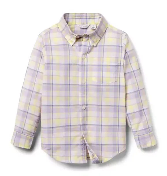 Janie and Jack Shirts-The Plaid Shirt blooming orchid plaid