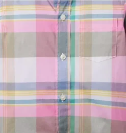 Janie and Jack Shirts-The Plaid Shirt warm pink plaid