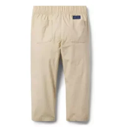 Janie and Jack Pants|Disney Mickey Mouse Safari-The Poplin Drawstring Pant classic khaki