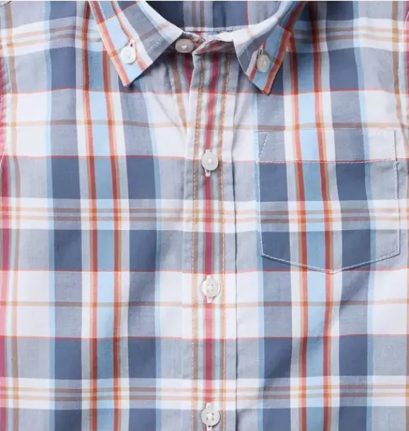 Janie and Jack Shirts-The Poplin Shirt rainy blue plaid