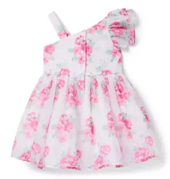 Janie and Jack Dresses-The Rose Ruffle Party Dress pale blush rose