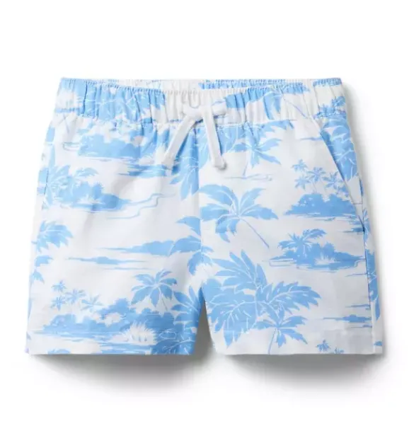 Janie and Jack Shorts|Matching Sets-The Shortest Short white island toile