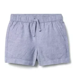 Janie and Jack Matching Sets|Shorts-The Shortest Short rainy blue heather