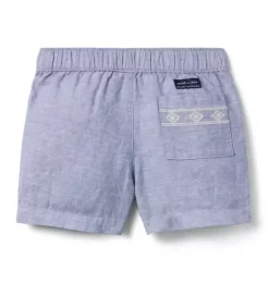 Janie and Jack Matching Sets|Shorts-The Shortest Short rainy blue heather