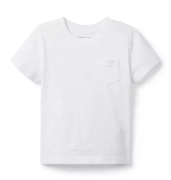 Janie and Jack Tees-The Slub Tee white