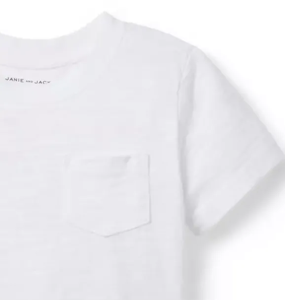 Janie and Jack Tees-The Slub Tee white