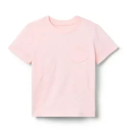 Janie and Jack Tees-The Slub Tee soft rose