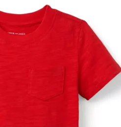Janie and Jack Tees-The Slub Tee moto red
