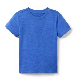 Janie and Jack Tees-The Slub Tee skylark blue