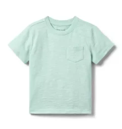 Janie and Jack Tees-The Slub Tee sea breeze