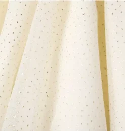 Janie and Jack Skirts & Shorts-The Sparkle Tulle Dot Skirt cream and sugar dot
