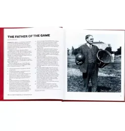 Janie and Jack Books-The Story of Basketball  LEATHER EDITION red