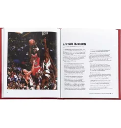 Janie and Jack Books-The Story of Basketball LEATHER EDITION red