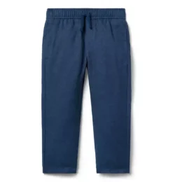 Janie and Jack Pants-The Tapered Jogger bright night heather