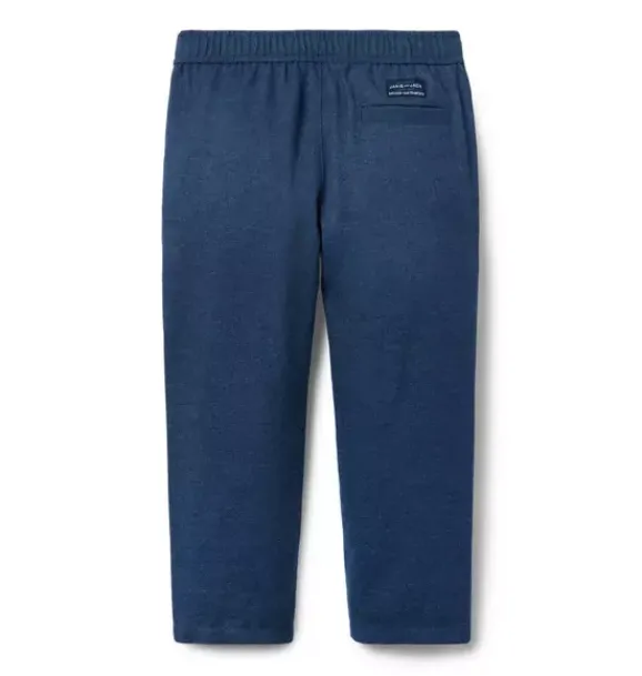 Janie and Jack Pants-The Tapered Jogger bright night heather