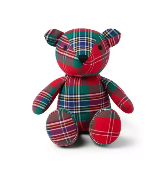 Janie and Jack Shoes & Accessories|Shoes & Accessories-The Tartan Bear Plush bradbury red tartan