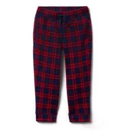 Janie and Jack Pants-The Tartan Jogger holiday red tartan
