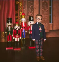 Janie and Jack Suiting|Pants-The Tartan Pant holiday red tartan