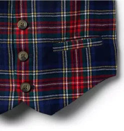 Janie and Jack Blazers & Vests|Suiting-The Tartan Vest holiday red tartan