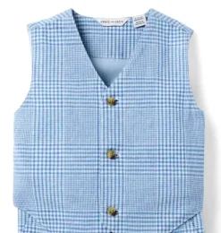 Janie and Jack Sets-The Tattersall Baby Suit Set pebble beach tattersall
