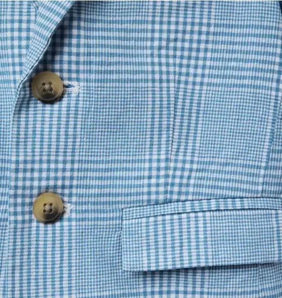 Janie and Jack Blazers & Vests|Jackets & Coats-The Tattersall Blazer pebble beach tattersall